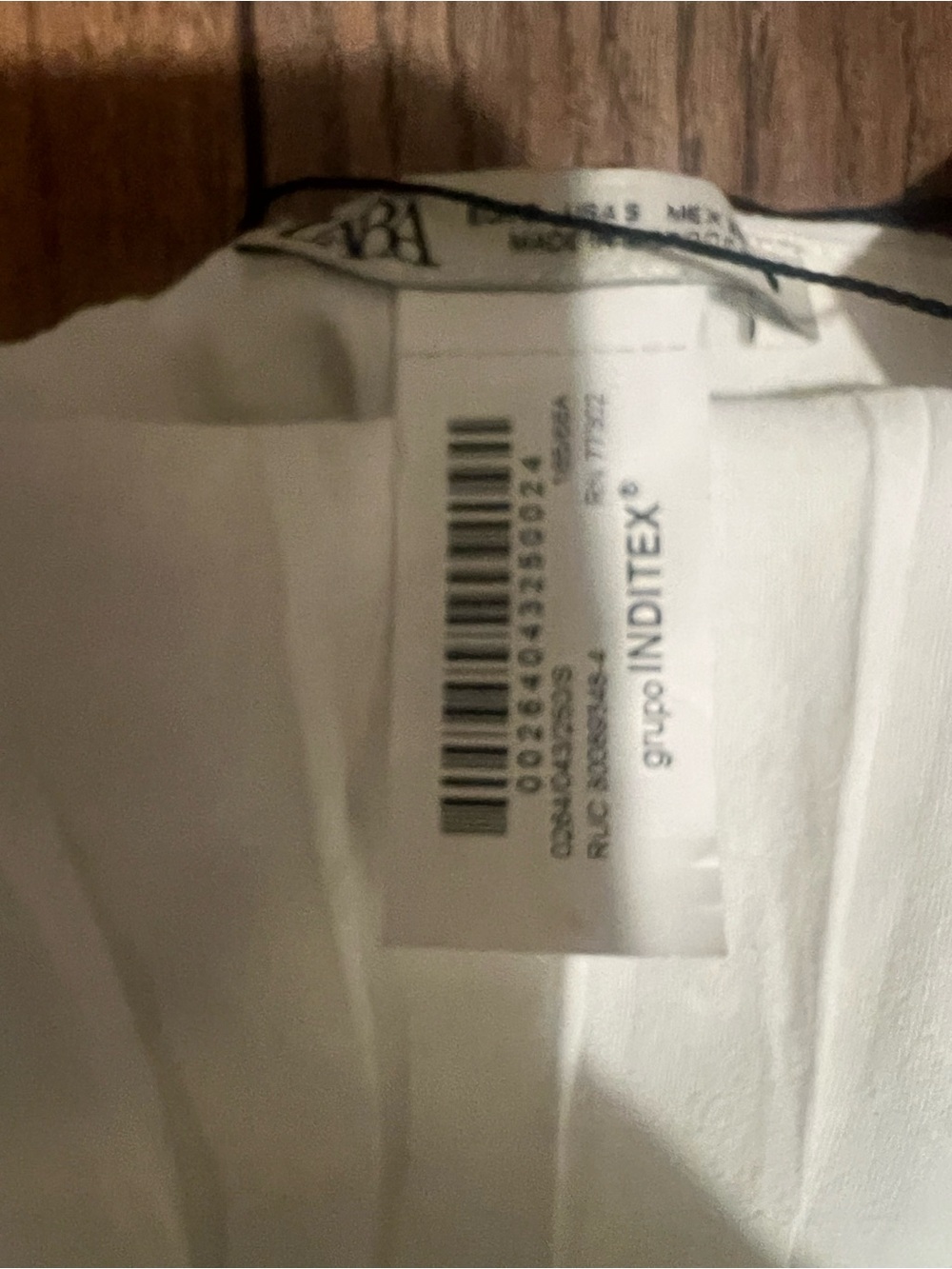 Zara Women’s Wide-Leg Ribbed Pants - White - Picture 4 of 8